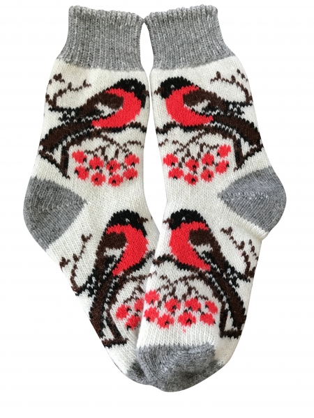 Kuschelsocken aus Schafwolle S25